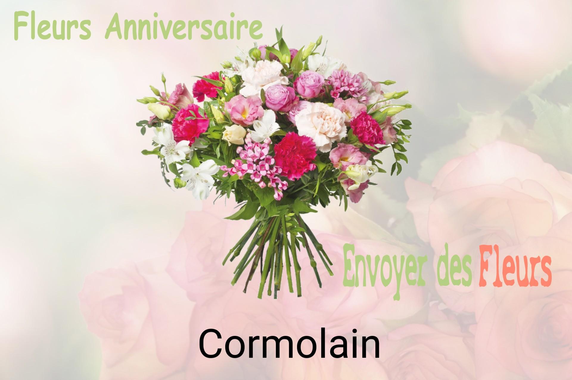 Bouquet de fleurs d’anniversaire livré à Cormolain
